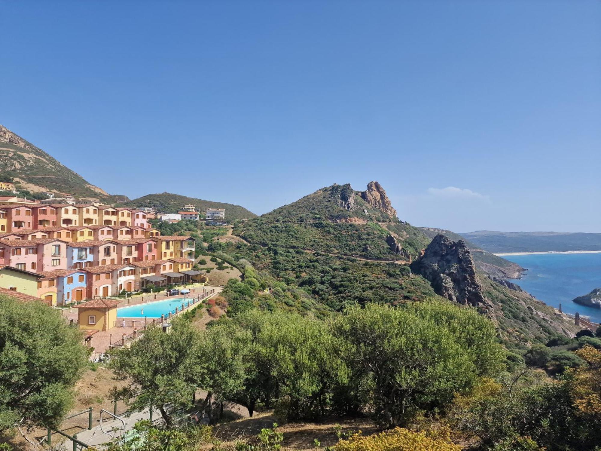 La Perla E Le Conchiglie Tanca Piras Vista Mare Villa Nebida Exterior photo